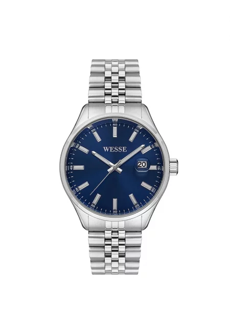 Мъжки часовник  WWG206807 - 42 мм - стомана - сребрист/син - водоустойчив на 5 ATM