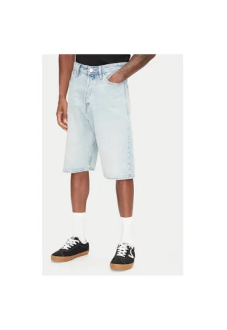 Мъжки дънкови шорти Jack Jones - 12272237 - памук - 2XL INTL - син