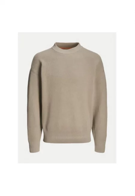 Мъжки пуловер -  304516412 - Памук/Найлон - L INTL - Бежов