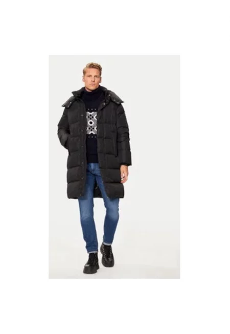 Мъжко яке -  304198632 - Полиамид - Черно - Черен