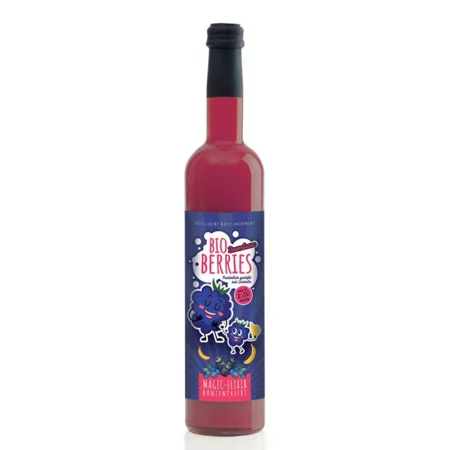 Плодов сок от къпини, боровинки, касис, арония и банани (концентрат), 750 ml