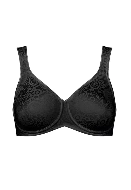 Прекрасен сутиен Minimizer - с банели -  черен - Черен