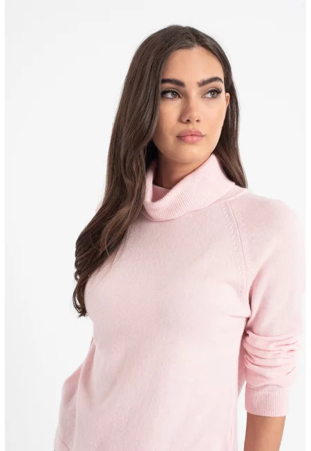 Пуловер с вълна и кашмир