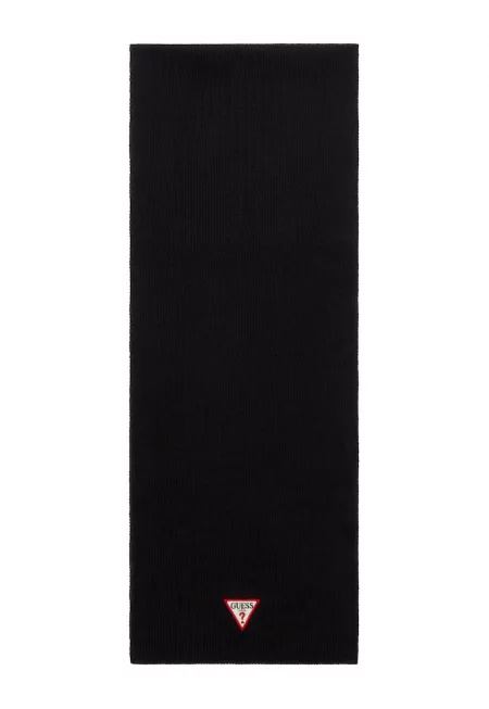 Шал с лого - Черен