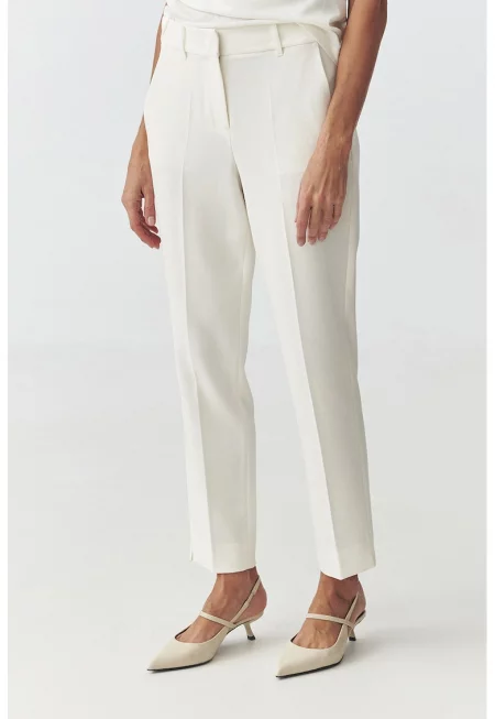 Скосен панталон Rimini - Мръснобял