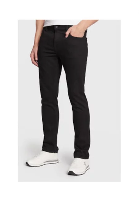 Slim fit дънки със средна талия 0000302079971