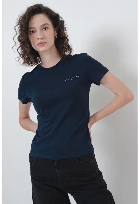 Слим тениска с памук