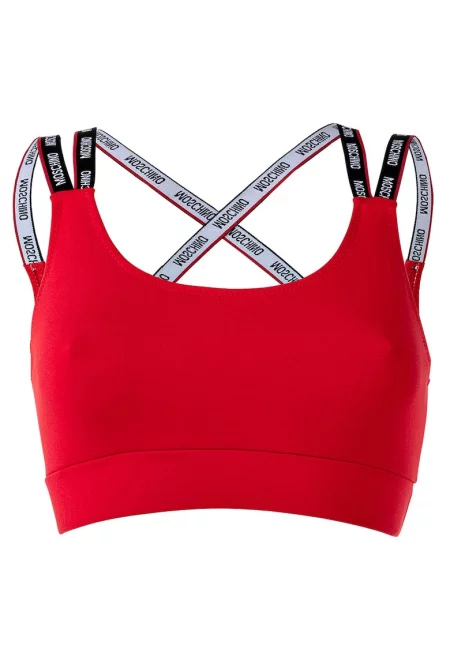 Спортен сутиен с кръстосани презрамки