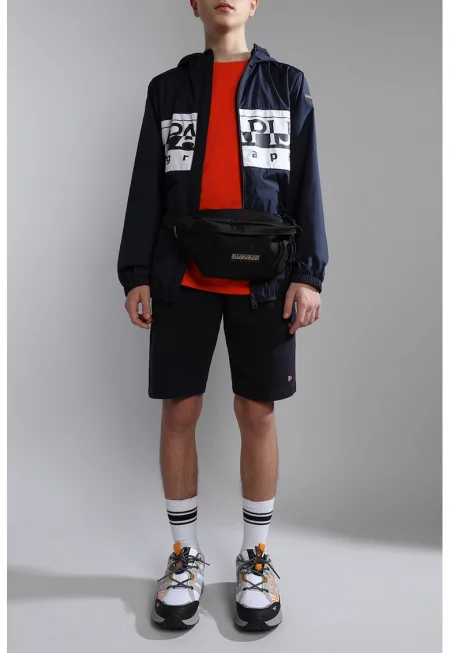 Спортни бермуди Nalis от памук - Тъмносин