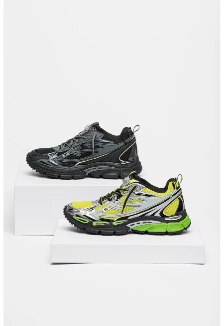 Спортни обувки Be Right Back с мрежа - Черен/Антрацитно сиво