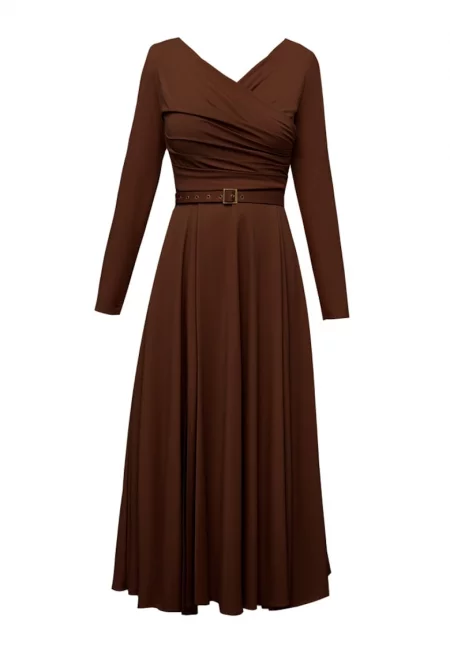 Sunday Lyocell Midi Flared Dress