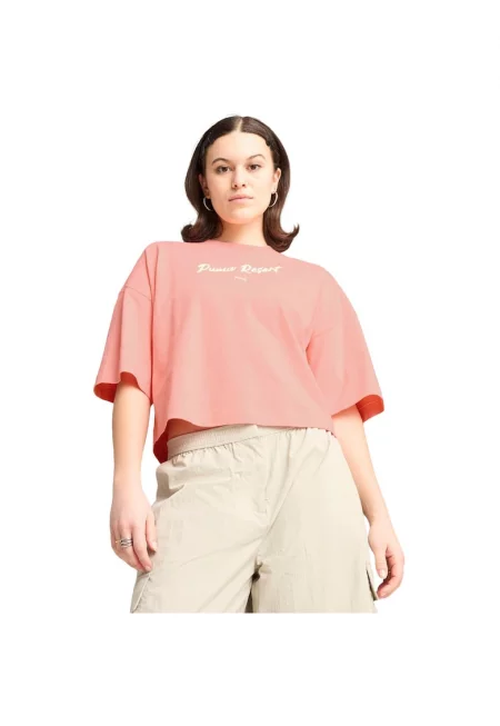 Тениска  Premium Ess Oversized Graphic Tee