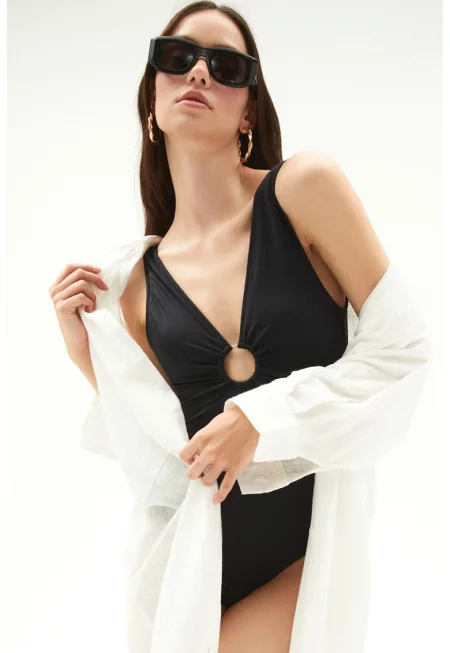 Цял бански - Черен