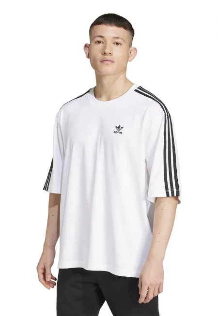 Уголемена памучна тениска с лого