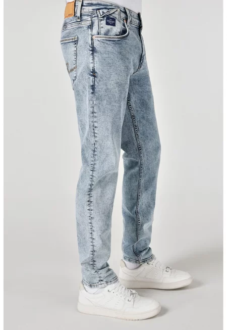 Вталени дънки Danny - Ледено синьо