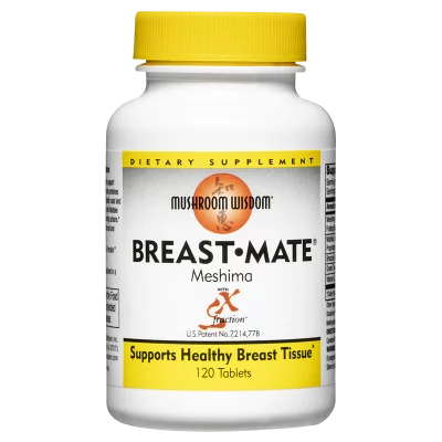 Мешима, майтаке, билкови екстракти и D3 – женско здраве - Breast Mate® Meshima - за млечните жлези, 120 таблетки