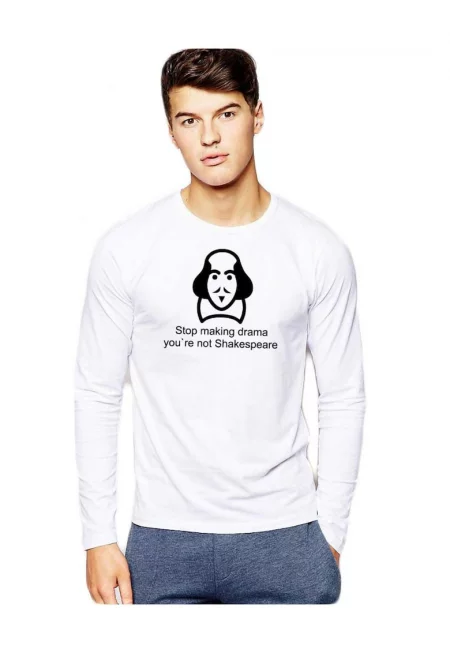Бяла мъжка блуза - Shakespeare Drama