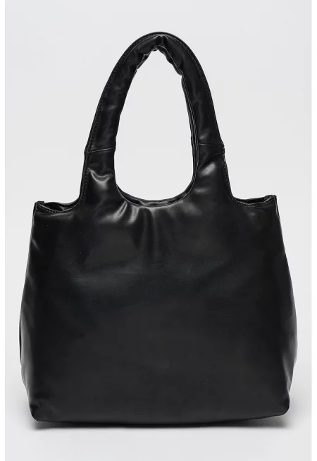 Чанта от еко кожа Borbit - Черен