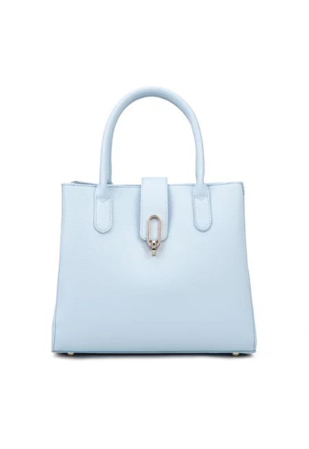 Чанта с допълнителна презрамка - Светлосин