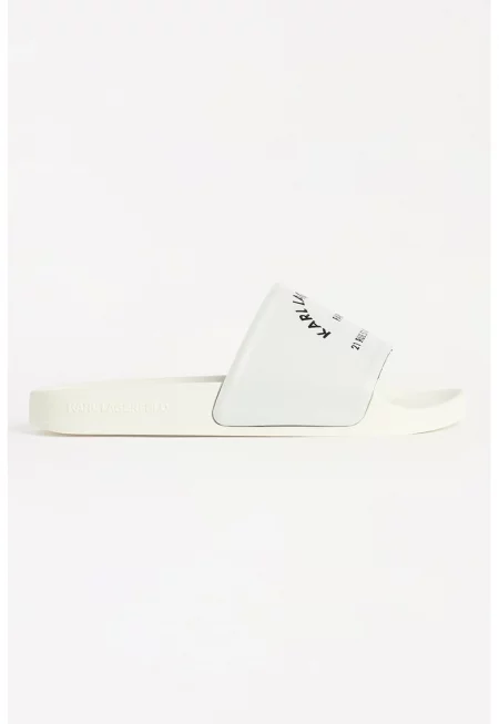 Чехли с лого - Мръснобял