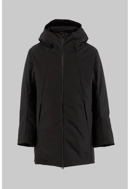 Дълго зимно яке със скосени джобове