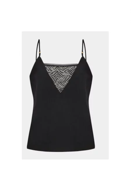 Дамска нощница -  303146979 - Полиестер - Черен