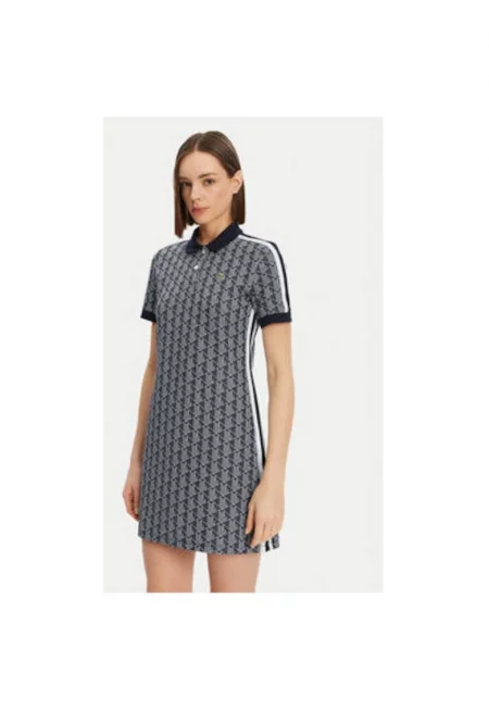 Дамска рокля  EF2655 - Полиестер/Памук