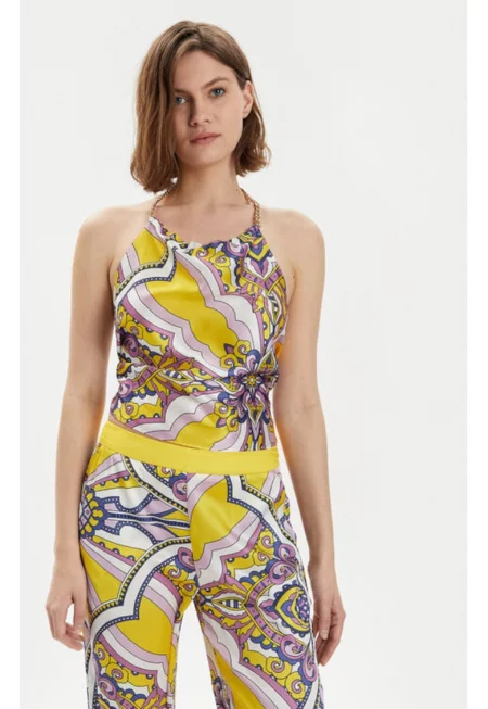 Дамска тениска -  303694036 - Полиестер - Многоцветна - Многоцветен