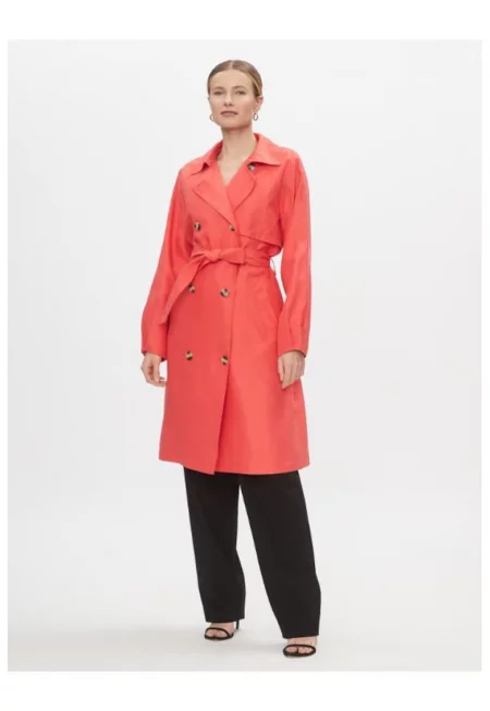 Дамски тренчкот -  303614553 - Полиестер - Розов - Розово