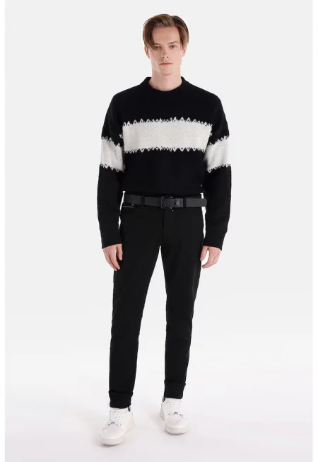 Дънки със стеснен крачол - Черен