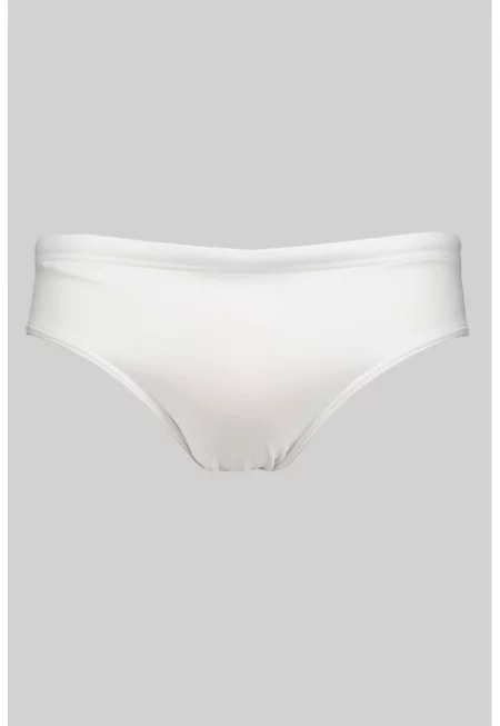 Долнище на бански с лого - Бял