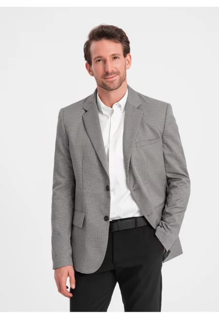 Елегантно сако  OM-BLZB-0116 - Мъжко - Сив