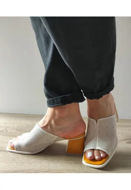 Ежедневни дамски сабо  60019B 52-N Бежов - Бежов - Бежов