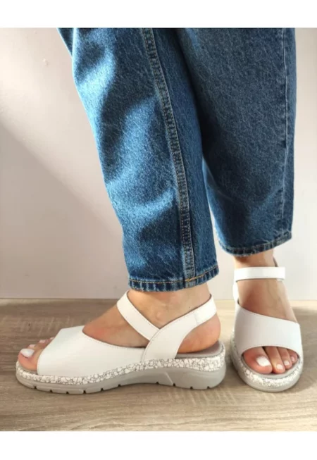 Ежедневни сандали за жени  12528Vt Mostar 13-N Бели - Бял