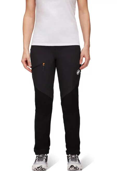 Хайкинг панталон Courmayeur Hybrid със Softshell - Черен