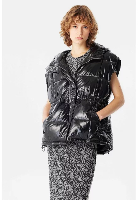 Ipekyol - Ватиран елек с качулка