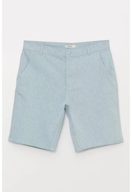 Къс панталон със скосени джобове