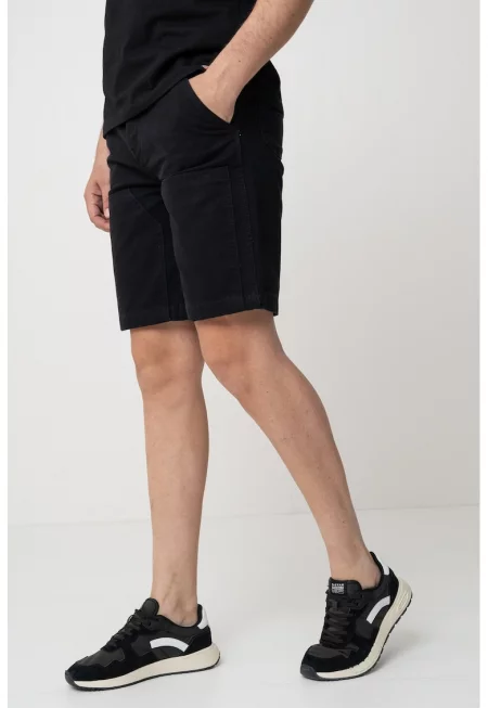 Къси дънки - Избеляло черно