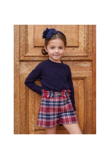 Къси панталони  изработени от плат 5712 Colorful Regular Fit - полиестер