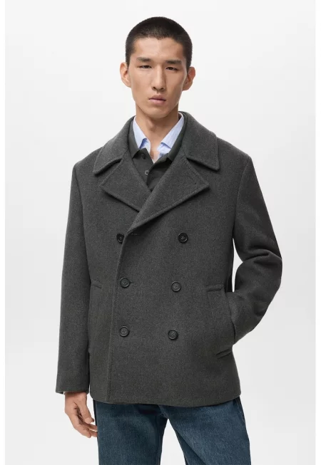 Късо палто с вълна