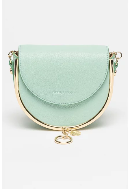 Кожена чанта crossbody с метален детайл Mara от See by Chloe