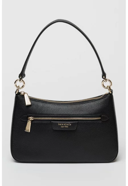 Кожена чанта Hudson с отделяща се презрамка - Черен