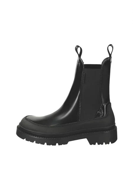 Кожени боти Chelsea - Черен
