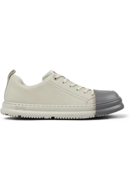 Кожени спортни обувки Junction Runner - Сив