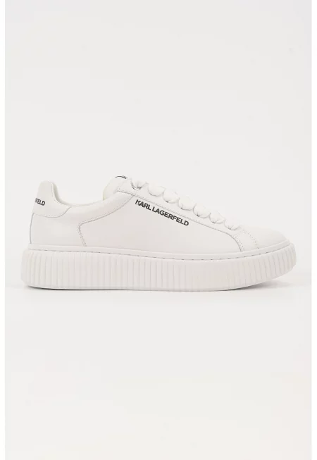 Кожени спортни обувки Kaprika - Бял