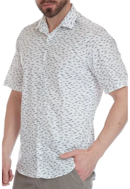 Мъжка риза -  slim fit 5970 - Синя