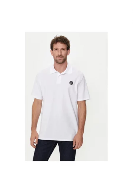 Мъжка тениска -  303694708 - Памук - Бяла - Бял