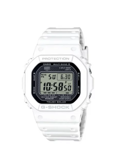 Мъжки часовник  G-SHOCK GW-5000HS-7ER - кварцов - бял - 43мм - водоустойчив на 20 ATM - каучукова каишка