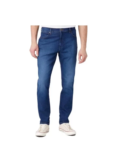 Мъжки дънки River -  памук/еластан - сини -