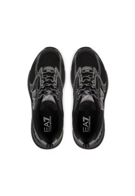 Мъжки кецове - Emporio Armani  еко кожа - черни